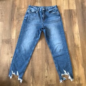 american eagle mom jeans size 6